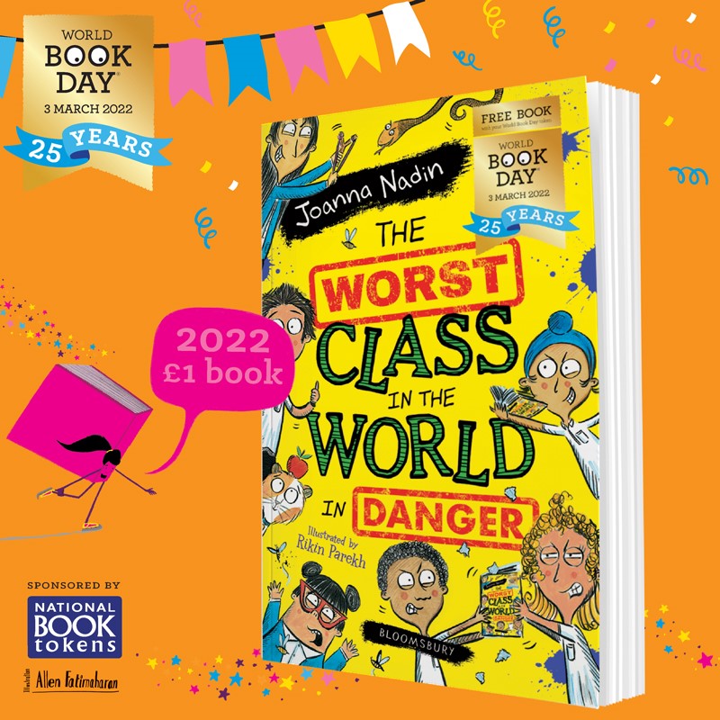 Jo Nadin Worst Class in the World World Book Day publicity image